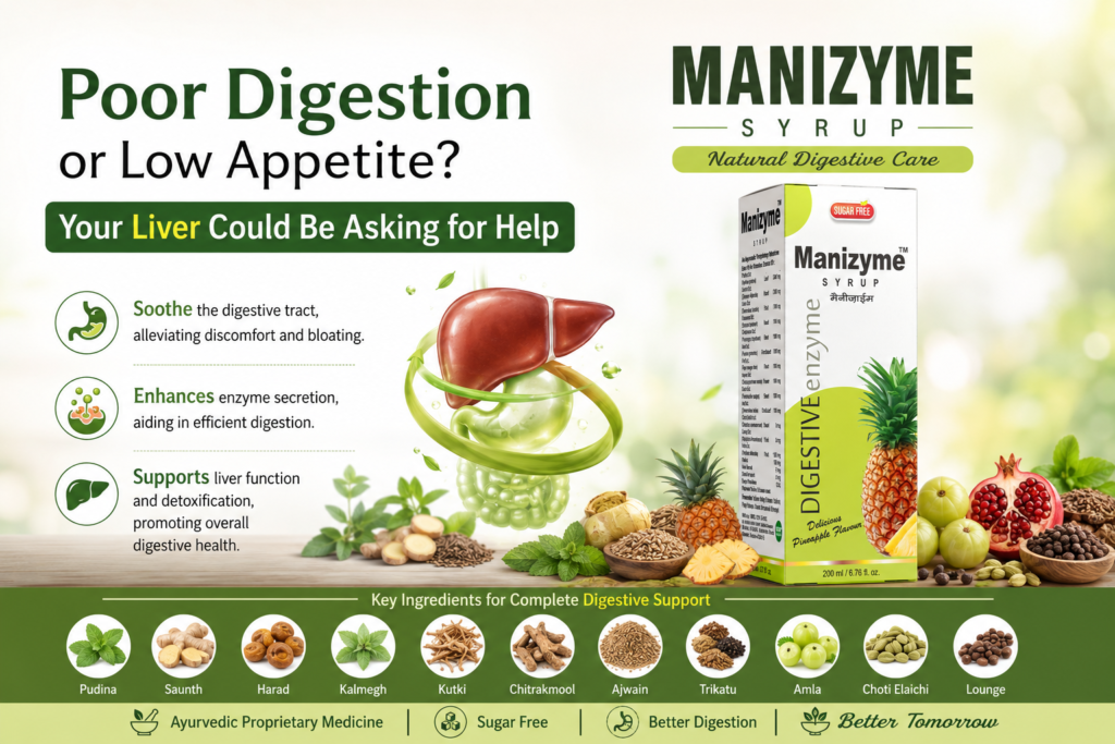 Manizyme syrup